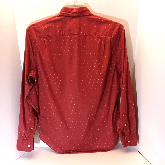 J Crew Shirt Mens M Button Down Multicolor Long Sleeve Print Pocket - Picture 5 of 9